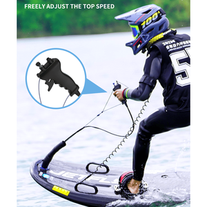 Tavola da Surf Elettrica PSJF09a con Motore a Benzina da 110cc, Velocità 64 km/h, Profondità d'Acqua 60cm, Sistema di Gestione EFI, Sicurezza P - Product Image 4