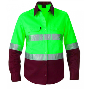 Camiseta de Trabajo Personalizada de Manga Corta OEM de Secado Rápido, Ropa de Seguridad Vial de Alta Visibilidad, Camiseta Reflectante para Construcción y Seguridad - Product Image 6
