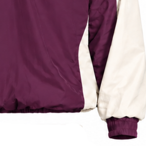 Mens Plum Neutral Contrast Color Windbreaker <b>Hoodie</b> <b>Lightweight</b> Quarter Zip Pullover Running Travel Outdoor Sports Jacket - Product Image 6