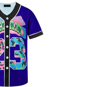 Stylish Baseball Jersey High End <b>Athletic</b> Team Shirt Breathable Button Down Premium Wholesale Manufacturer - Product Image 6
