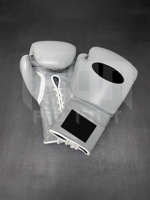 Guantes de Boxeo Profesionales Personalizables de Primera Calidad, con Cordones, para Entrenamiento de Kick Boxing, Transpirables y que Absorben la Humedad