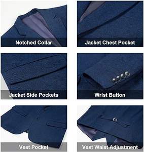 Nouveau Costume Tendance pour Hommes d'Affaires, Blazer de Garçon d'Honneur, Dernière Mode, Ensemble Smoking Homme (Pantalon et Veste) à Prix Raisonnable - Product Image 4