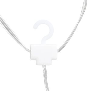 Guirnalda de Luces Decorativas de Plástico con Control Remoto, Luz Fría Blanca, Tamaño Mediano - Product Image 6