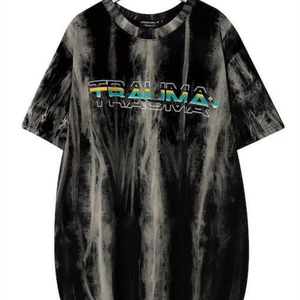 Street Oversized T Shirt 100% Coton Pantone Teint Gradient Vintage Style - Product Image 6