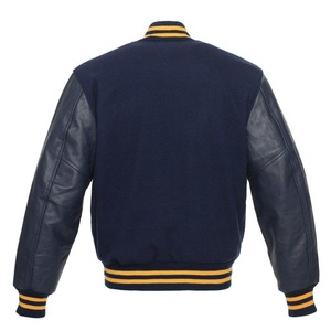 <b>Top</b> Quality Men Customized Made Fine Stitch High School Baseball Team Jackets Cheap Price Letterman Kids Down Varsity Jacket - Product Image 4
