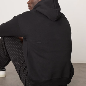 Sweats à capuche en coton épais personnalisés pour hommes sweat-shirt à impression bouffante graphique Streetwear pull-over Hip Hop design de haute qualité - Product Image 2