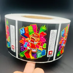 Etiquetas Compostables Personalizadas, Resistentes al Agua y al Aceite, para Botellas de Suplementos, Aptas para Congelador, Duraderas, en Rollo - Product Image 3