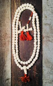 Tasbih Mala Élégant et Tendance en Os Poli Écologique, Fait Main, 100 Perles, pour Prière Islamique et Méditation, Décoration d'Intérieur - Product Image 3