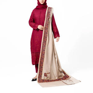 Chal de Lana Gruesa de Alta Calidad para Mujer, Estilo Casual e Invernal, Color Sólido, Tallas Personalizadas, OEM - Product Image 4