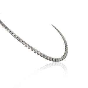 สร้อยคอเพชรทองคำขาว 18K - เครื่องประดับชั้นดี - Product Image 3