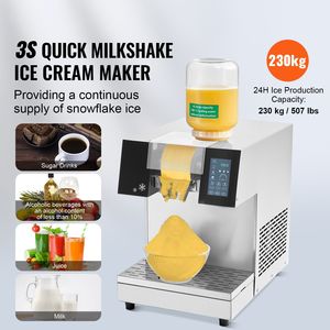 Macchina Professionale per Ghiaccio a Fiocchi in Acciaio Inox, 507LBS/24H, Nuova Macchina Elettrica per Ghiaccio Tritato e Coni di Neve - Product Image 2
