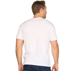 T-shirt homme col rond en tissu mélangé, couleur vin, grande taille, manches courtes, décontracté, tailles jusqu'au 5XL - Product Image 6