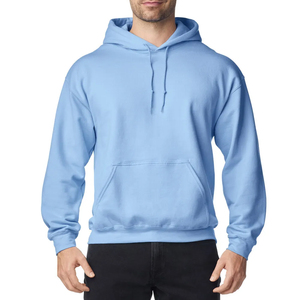 Heavyweight Pullover Blank <b>Black</b> Hoodie 100% Cotton French Terry <b>Fleece</b> Dropped Shoulders Oversized Men's Hoodie - Product Image 4