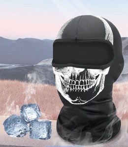 Vente en gros de balaclavas de ski personnalisés avec logo imprimé, unisexes, en polyester, thermiques, imperméables, multicolores, pour la moto - Product Image 5