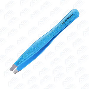 Pince à épiler pour sourcils en acier inoxydable, à embout plat et biseauté, pour la mise en forme des sourcils, équipement et instruments de beauté, vente en gros d'usine - Product Image 5