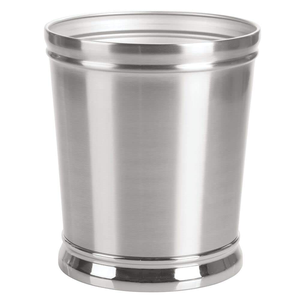 Online Selling Stainless Steel Metal Waste Basket Corner <b>Dustbin</b> Office Home Kitchen Garbage Collecting Storage Space-Saving - Product Image 2