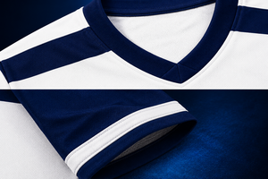 Maillot de football pour enfants personnalisé SM blanc à manches courtes 100% polyester respirant à séchage rapide avec logo d'équipe - Product Image 4