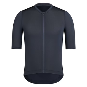 Nouveau Maillot de Cyclisme Réversible à Manches Courtes en Coton Uni Séchage Rapide Grande Taille 100% Coton avec Gants – Vente en Gros OEM Personnalisable pour Équipes - Product Image 1