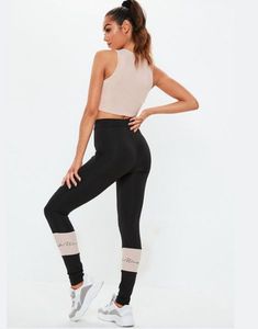 Leggings Deportivos Personalizados de Cintura Alta con Cierre de Cordón, Diseño Simple y Ecológico para Mujer, Ropa Deportiva para Yoga - Product Image 2