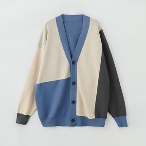 Cárdigan Transpirable con Cuello en V para Hombre, Suéter Clásico de Punto a Rayas, Estilo Universitario, con Botones, Prenda Exterior Elegante e Informal - Product Image 4