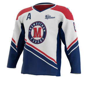 Camiseta de hockey sobre hielo personalizada con nombre y número, ropa para aficionados, uniformes auténticos de la liga a un precio razonable - Product Image 1