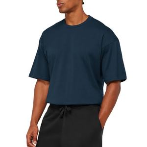 Camiseta de Verano de Manga Corta, Nuevo Diseño, Hombros Descubiertos, Transpirable, de Alta Calidad, Color Sólido, Talla Grande, 100% Algodón, Estilo Urbano - Product Image 3