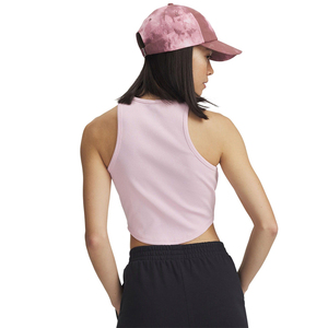 Best Selling Women's <b>Crop</b> Ribbed Tank <b>Tops</b> Light Pink Color Curved Hem Running Jogging Tank <b>Tops</b> Summer Wear Ladies Tank <b>Tops</b> - Product Image 3
