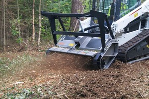 For DML Forestry Mulcher Attachment for Skid Steer Excavator High Performance Brush Cutter Land Clearing Machine with Pump Gear - Product Image 6
