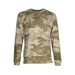 Men <b>Camouflage</b> Full Sleeve Moisture-Wicking Hunting <b>Shirt</b> Crew Neck Breathable Polyester Outdoor Top Summer Wear Printed - Product Image 3