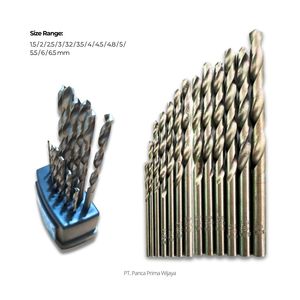 Jeu de 13 forets hélicoïdaux HSS de haute qualité pour le perçage du métal, tailles multiples 1,5-6,5 mm, pour atelier et bricolage - Product Image 3