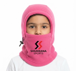 Cagoule polaire haute qualité pour enfants, masque de ski coupe-vent, cache-cou thermique d'hiver, cache-visage à capuche - Product Image 1