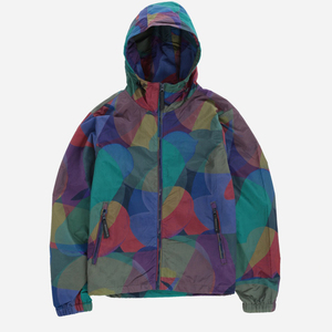 Chaqueta Cortavientos con Capucha para Hombre, Estampado Geométrico, Ligera, de Poliéster, Estilo Urbano, Cierre de Cremallera, Casual, para Primavera - Product Image 4
