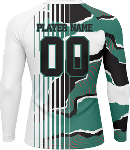 Camiseta Deportiva de Manga Larga para Hombre, Diseño 2025, Color Sólido, para Fitness - Product Image 3