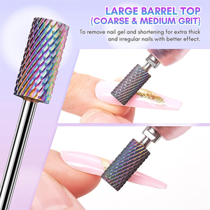 Surgical Grade Stainless Steel Manicure Nail <b>Drill</b> Sets Multi Function 7 Pcs Electric Nail <b>Drill</b> Bits For Beauty Salon Use - Product Image 2