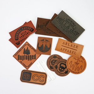 Écussons gaufrés personnalisés avec logo, badges 3D en relief, accessoires vestimentaires, fournisseur OEM - Product Image 4