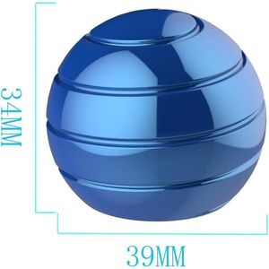 Giocattolo da Scrivania Cinetico Blu 39MM per Ufficio e Adulti, Illusione Ottica per Fidget Cube, Sollievo da Ansia e ADHD - Product Image 2