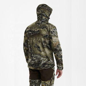 Veste de chasse au cerf personnalisée résistante à l'eau |   Veste de camouflage douce et silencieuse avec fermeture éclair avant bidirectionnelle |   Veste de chasse en plein air - Product Image 4