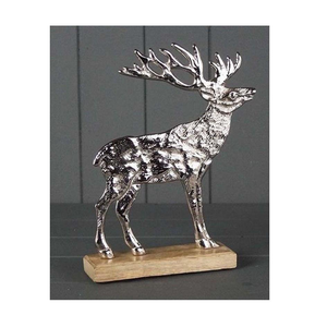 Nouvelle sculpture artisanale en aluminium en forme de cerf pour la décoration de salon et de Noël - Product Image 5