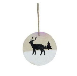 Ornements décoratifs en forme de cerf blanc à suspendre, qui apportent chaleur, joie et éclat à chaque célébration. - Product Image 2