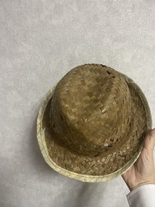 Classic Straw Cowboy <b>Hat</b> with Black <b>Band</b> for Outdoor Fishing & Travel Use Unisex Casual Wear - Product Image 1