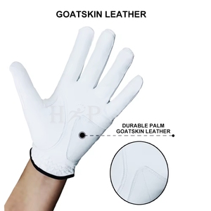 Leather Golf Glove Non-Slip Grip Breathable 2026 Best Selling Golf Gloves Manufacturer Golf Glove with Magnetic Ball <b>Marker</b> - Product Image 2