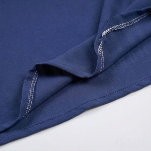 Nuevo Conjunto de Abaya y Hiyab de Color Personalizado, Tela de Alta Calidad, Vestido para Eid con Pedrería, Mangas Murciélago, Moda Modesta y Elegante - Product Image 6