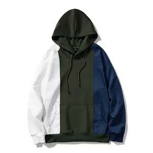 Sudaderas con capucha de tres tonos de ropa de calle de alta calidad, sudaderas holgadas, sudaderas con capucha, ropa de línea larga, sudadera con capucha de moda - Product Image 1