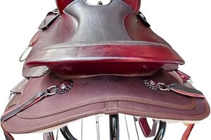 Premium Horse Trail Saddle High Quality Western Show Saddle Leather Custom Style Color & Size Origin Pakistan Made At Best Price - Product Image 5