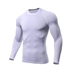 Rashguard pour homme au design élégant, léger, infroissable, confortable, respirant, séchage rapide, écologique, manches longues - Product Image 1