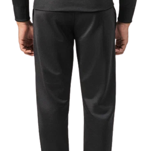 Men's Black Fleece Sweatpants Straight Leg Casual <b>Trousers</b> <b>Elastic</b> <b>Waist</b> Drawstring Pants Custom Logo Sportswear OEM - Product Image 4