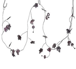 พวงมาลัยดอกไม้ประดิษฐ์หลากสีสัน ทำมือ ชุบสังกะสี ตกแต่งคริสต์มาสกลางแจ้ง ของตกแต่งงานปาร์ตี้ เป็นมิตรกับสิ่งแวดล้อม - Product Image 6