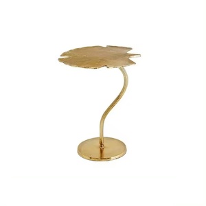 Glamorous Metal Side <b>Table</b> Eco-Friendly Customizable Color Modern Design Enhancing Seating Space Luxury Polished Structure - Product Image 2