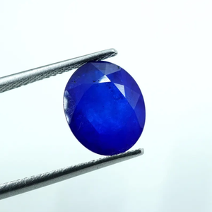 HAYAAT GEMS - Zafiro Azul Ovalado Natural de 3.60 Quilates, Zafiro Suelto Facetado (11x9x4.5MM) para la Elaboración de Joyas - Product Image 3