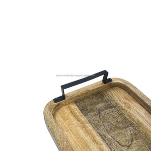 Plateau en bois minimaliste, meilleure qualité, best-seller, durable, écologique, pour servir, décoratif, pour la maison, la cuisine, design et style - Product Image 3